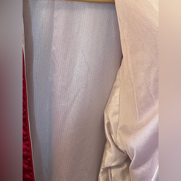 Vintage Red Satin Baseball Style Jacket - Picture 6 of 12